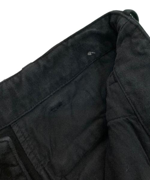 seven by seven（セブンバイセブン）SEVEN BY SEVEN (セブンバイセブン) Triple weave sweat ガーメントダイスウェットトラウザーズパンツ　800-1240026 ブラック サイズ:Sの古着・服飾アイテム