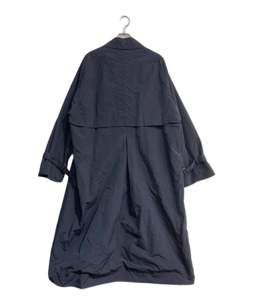 WYM LIDNM（ウィム バイ リドム）WYM LIDNM (ウィム バイ リドム) NYLON WASHER SIDE SLIT LOOSE COAT ブラック サイズ:Mの古着・服飾アイテム