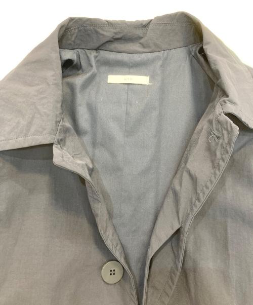 WYM LIDNM（ウィム バイ リドム）WYM LIDNM (ウィム バイ リドム) NYLON WASHER SIDE SLIT LOOSE COAT ブラック サイズ:Mの古着・服飾アイテム