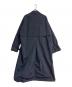 WYM LIDNM (ウィム バイ リドム) NYLON WASHER SIDE SLIT LOOSE COAT ブラック サイズ:M：5000円