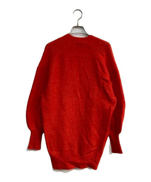 UNITED ARROWS（ユナイテッドアローズ）UNITED ARROWS (ユナイテッドアローズ) ボリュームスリーブモヘアカーディガン オレンジ サイズ:-の古着・服飾アイテム