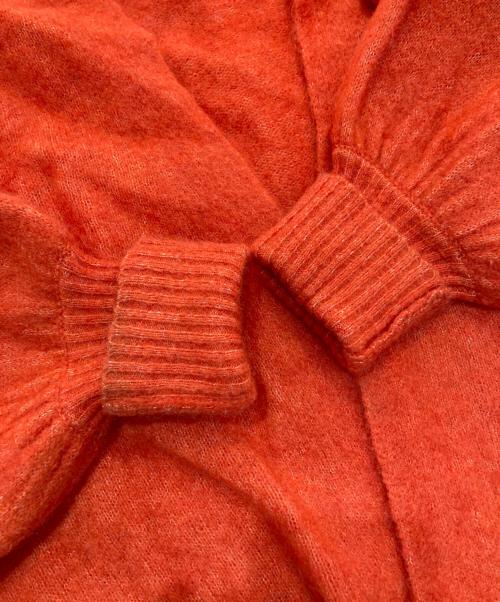 UNITED ARROWS（ユナイテッドアローズ）UNITED ARROWS (ユナイテッドアローズ) ボリュームスリーブモヘアカーディガン オレンジ サイズ:-の古着・服飾アイテム