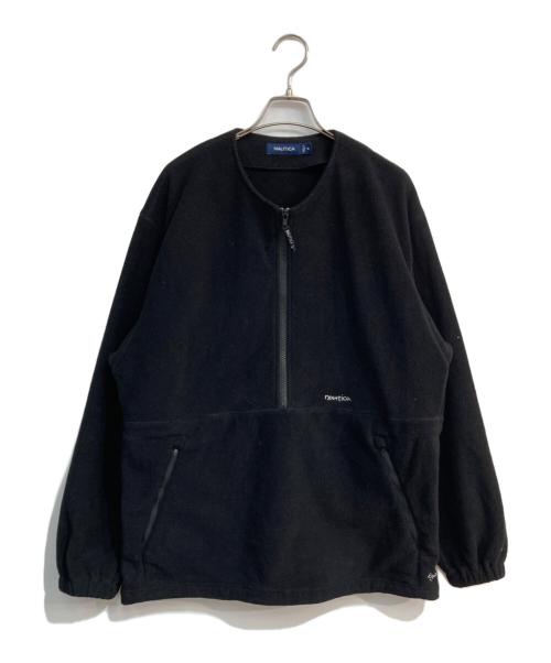 NAUTICA（ノーティカ）NAUTICA (ノーティカ) ハーフジップ フリースジャケット　213-1517 ブラック サイズ:Mの古着・服飾アイテム