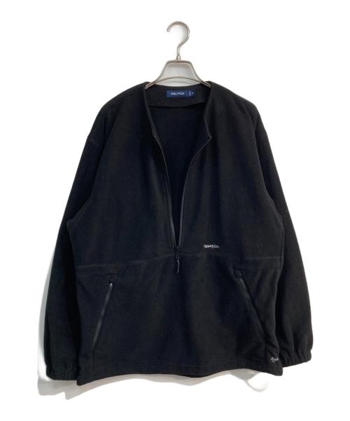 NAUTICA（ノーティカ）NAUTICA (ノーティカ) ハーフジップ フリースジャケット　213-1517 ブラック サイズ:Mの古着・服飾アイテム