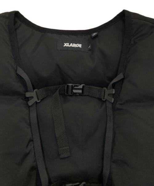 X-LARGE（エクストララージ）X-LARGE (エクストララージ) 中綿ベスト ブラック サイズ:Lの古着・服飾アイテム