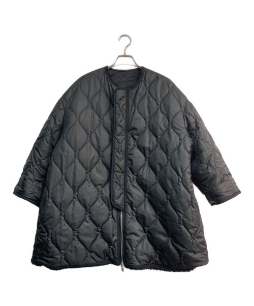 HARDY NOIR（アルディーノアール）HARDY NOIR (アルディーノアール) ボアxキルティングリバーシブルブルゾン　22011208102030 ブラック サイズ:Freeの古着・服飾アイテム