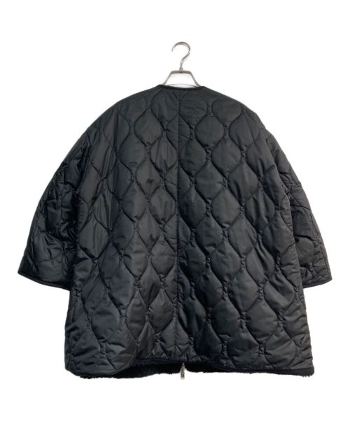 HARDY NOIR（アルディーノアール）HARDY NOIR (アルディーノアール) ボアxキルティングリバーシブルブルゾン　22011208102030 ブラック サイズ:Freeの古着・服飾アイテム