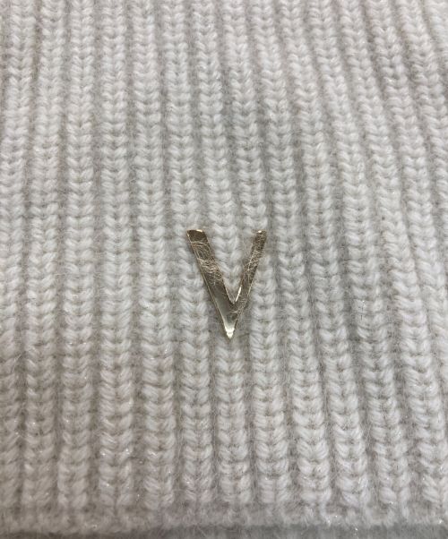 Venit（ヴェニット）venit (ヴェニット) オープンカラーニットプルオーバー　VEK-7350 ベージュ サイズ:38の古着・服飾アイテム