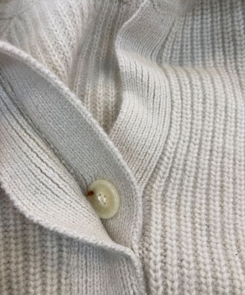 Venit（ヴェニット）venit (ヴェニット) オープンカラーニットプルオーバー　VEK-7350 ベージュ サイズ:38の古着・服飾アイテム