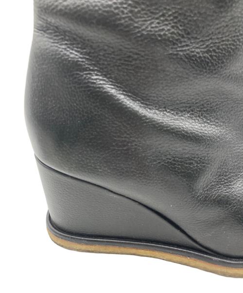 JVAM（ジェイヴィーエーエム）JVAM (ジェイヴィーエーエム) ウェッジソールブーツ ブラック サイズ:38の古着・服飾アイテム