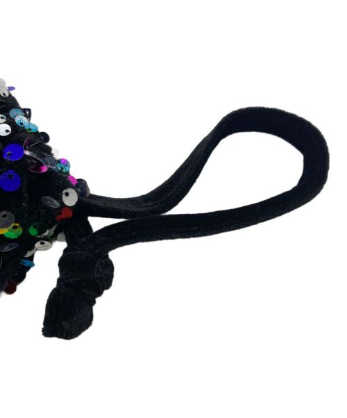 MAISON SPECIAL（メゾンスペシャル）MAISON SPECIAL (メゾンスペシャル) スパンコール巾着バッグ　21222665510 ブラック サイズ:-の古着・服飾アイテム