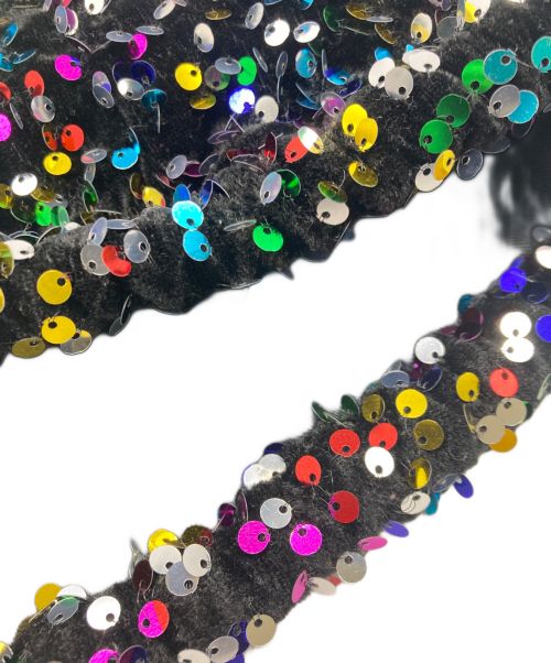 MAISON SPECIAL（メゾンスペシャル）MAISON SPECIAL (メゾンスペシャル) スパンコール巾着バッグ　21222665510 ブラック サイズ:-の古着・服飾アイテム