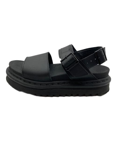 Dr.Martens（ドクターマーチン）Dr.Martens (ドクターマーチン) レザーサンダル　VOSS ブラック サイズ:24cmの古着・服飾アイテム