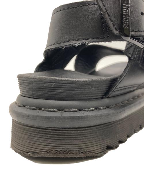 Dr.Martens（ドクターマーチン）Dr.Martens (ドクターマーチン) レザーサンダル　VOSS ブラック サイズ:24cmの古着・服飾アイテム
