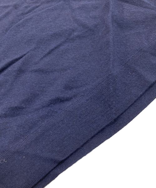 BALENCIAGA（バレンシアガ）BALENCIAGA (バレンシアガ) アシンメトリーニットワンピース　436559 ネイビー サイズ:34の古着・服飾アイテム