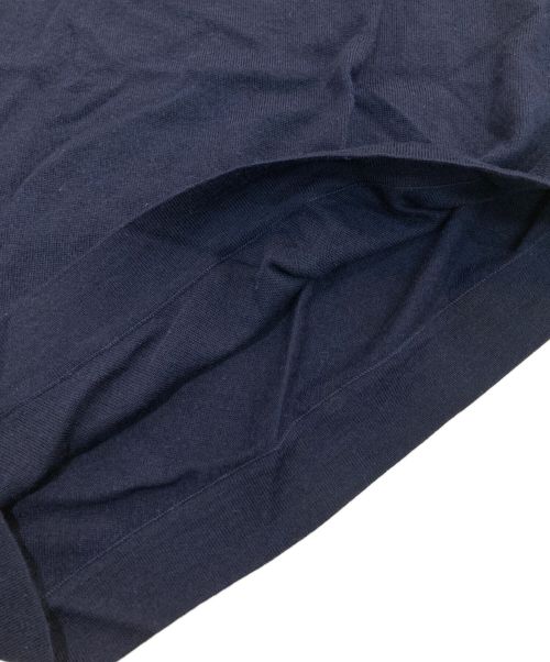 BALENCIAGA（バレンシアガ）BALENCIAGA (バレンシアガ) アシンメトリーニットワンピース　436559 ネイビー サイズ:34の古着・服飾アイテム