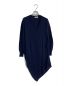 BALENCIAGA（バレンシアガ）の古着「アシンメトリーニットワンピース　436559」｜ネイビー