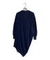 BALENCIAGA (バレンシアガ) アシンメトリーニットワンピース　436559 ネイビー サイズ:34：11000円