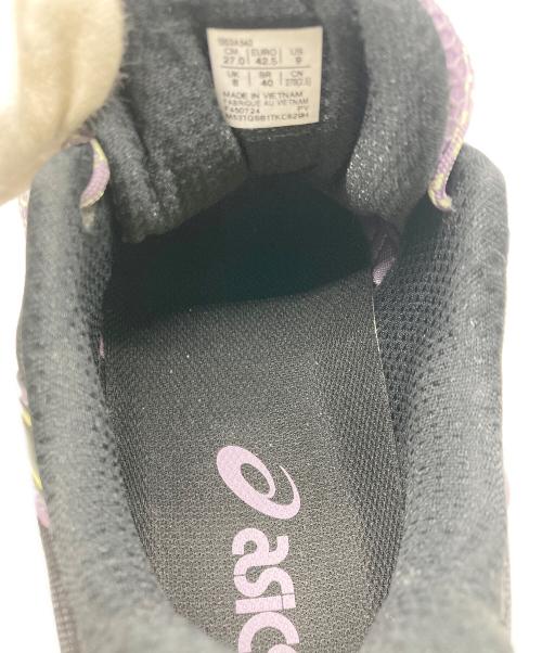 asics（アシックス）asics (アシックス) GEL-NIMBUS 10.1 パープル×ブラック サイズ:27cmの古着・服飾アイテム