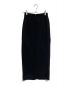 L'AUBE BLANC (ローブブラン) Velvet Pencil Skirt　24AW　24WI-06 ブラック サイズ:S：10000円
