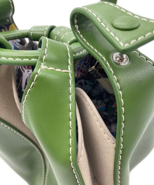 JANTJE ONTEMBAAR（ヤンチェ オンテンバール）JANTJE ONTEMBAAR (ヤンチェ オンテンバール) VASIC (ヴァジック) ペタルバッグ　FLOWER MAGIC グリーン サイズ:-の古着・服飾アイテム