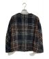 Demi-Luxe BEAMS (デミルクス ビームス) ループモヘヤ チェックジャケット　68-16-0149-287 ブラック サイズ:36：3000円