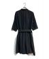 BURBERRY BLUE LABEL (バーバリーブルーレーベル) リボンベルトシャツワンピース ブラック サイズ:M：7000円