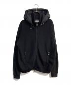 MONCLERモンクレール）の古着「MAGLIONE TORICOT CARDIGAN　B20919413500」｜ブラック