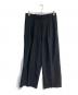 COS（コス）の古着「WIDE-LEG TAILORED WOOL TROUSERS　1129676」｜ブラック