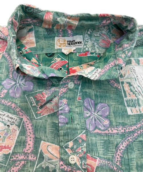 reyn spooner（レイン スプナー）reyn spooner (レイン スプナー) 80s後期 半袖シャツ グリーン サイズ:Mの古着・服飾アイテム