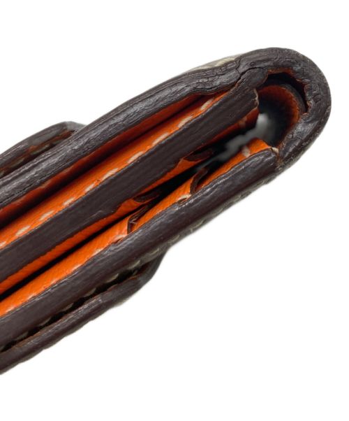 MOREAUPARIS（モロー・パリ）MOREAUPARIS (モロー・パリ) 3つ折り財布 ベージュ×オレンジ サイズ:-の古着・服飾アイテム