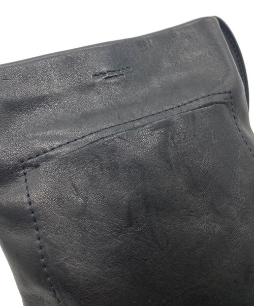 BUTLER VERNER SAILS（バトラーバーナーセイルズ）Butler Verner Sails (バトラーバーナーセイルズ) ホースレザーショルダーバッグ 33177 ブラック サイズ:-の古着・服飾アイテム