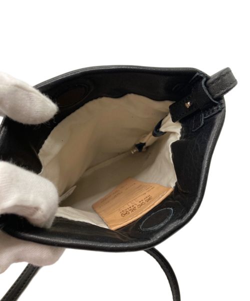 BUTLER VERNER SAILS（バトラーバーナーセイルズ）Butler Verner Sails (バトラーバーナーセイルズ) ホースレザーショルダーバッグ 33177 ブラック サイズ:-の古着・服飾アイテム