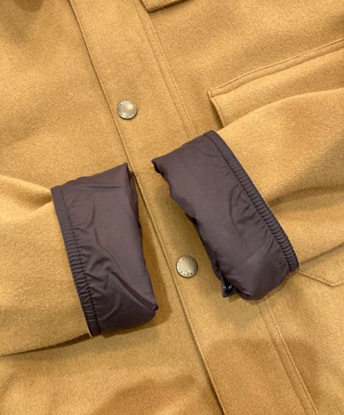 Barbour（バブアー）Barbour (バブアー) ソルウェイジッパーSLウールコート　1702299 ベージュ サイズ:Mの古着・服飾アイテム