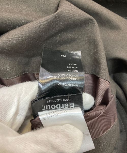 Barbour（バブアー）Barbour (バブアー) ソルウェイジッパーSLウールコート　1702299 ベージュ サイズ:Mの古着・服飾アイテム