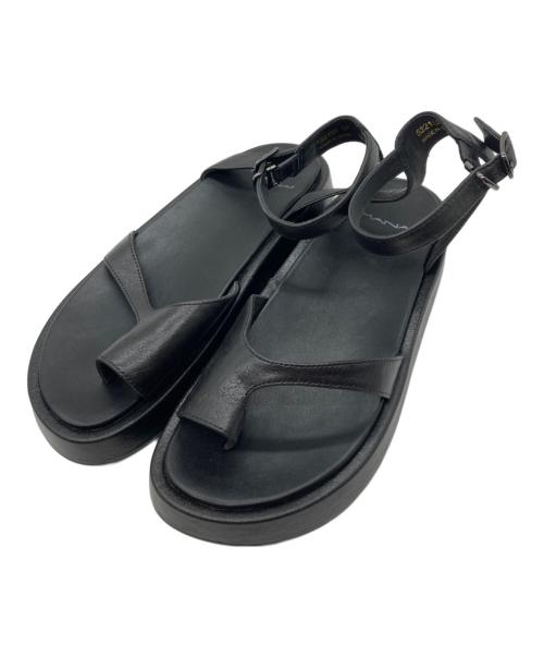 MANA（マナ）MANA (マナ) ストラップサンダル　522155 ブラック サイズ:23.5cmの古着・服飾アイテム