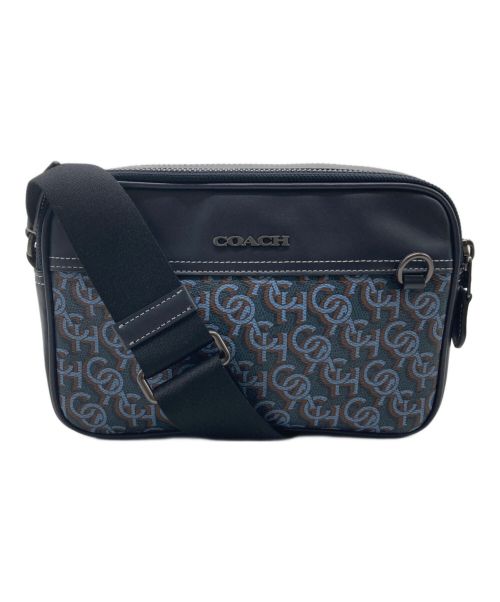 COACH（コーチ）COACH (コーチ) グラハム クロスボディ・シグネチャー モノグラム プリント　CF484 ネイビー サイズ:-の古着・服飾アイテム