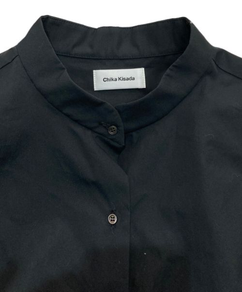 Chika Kisada（チカ キサダ）Chika Kisada (チカ キサダ) ボリュームスリーブ シャツ　CB-24049 ブラック サイズ:1 未使用品の古着・服飾アイテム
