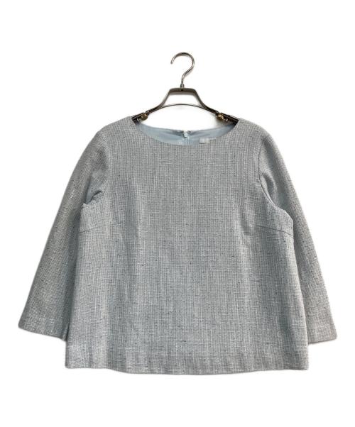 UNTITLED（アンタイトル）UNTITLED (アンタイトル) 長袖ブラウス ブルー サイズ:4 未使用品の古着・服飾アイテム