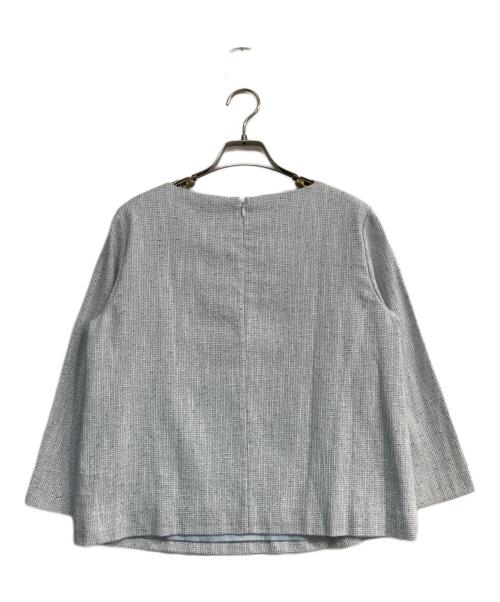 UNTITLED（アンタイトル）UNTITLED (アンタイトル) 長袖ブラウス ブルー サイズ:4 未使用品の古着・服飾アイテム