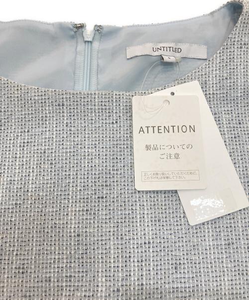 UNTITLED（アンタイトル）UNTITLED (アンタイトル) 長袖ブラウス ブルー サイズ:4 未使用品の古着・服飾アイテム