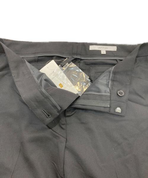 UNTITLED（アンタイトル）UNTITLED (アンタイトル) ウールスラックス ブラック サイズ:4 未使用品の古着・服飾アイテム
