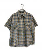 big macビッグマック）の古着「70s チェックシャツ」｜ブルー×ベージュ
