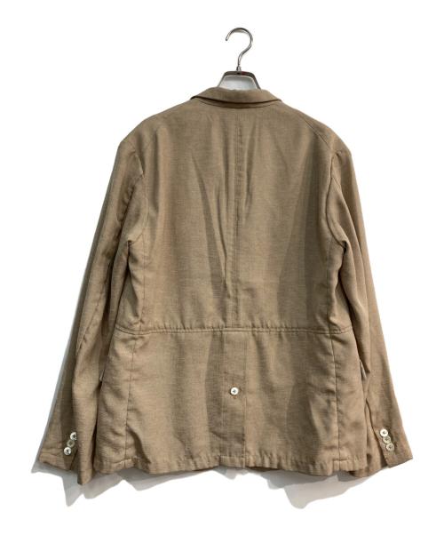 YSTRDY'S TMRRW（イエスタデイズトゥモロウ）YSTRDY'S TMRRW (イエスタデイズトゥモロウ) HOPSACK GROWN UP JACKET　YT-J0603 ベージュ サイズ:Lの古着・服飾アイテム