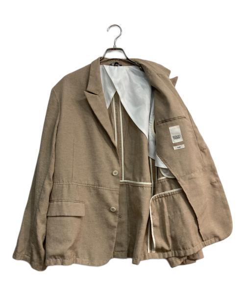 YSTRDY'S TMRRW（イエスタデイズトゥモロウ）YSTRDY'S TMRRW (イエスタデイズトゥモロウ) HOPSACK GROWN UP JACKET　YT-J0603 ベージュ サイズ:Lの古着・服飾アイテム