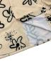 中古・古着 TheOpen Product (ザ オープンプロダクト) フラワープリント オーバーシャツ　1616-343-0377 ベージュ×ブラック サイズ:0S：6000円