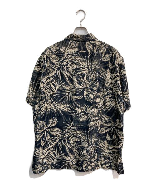 POLO RALPH LAUREN（ポロ・ラルフローレン）POLO RALPH LAUREN (ポロ・ラルフローレン) オープンカラーシルクリネンシャツ　 CLAYTON グリーン×ベージュ サイズ:XLの古着・服飾アイテム