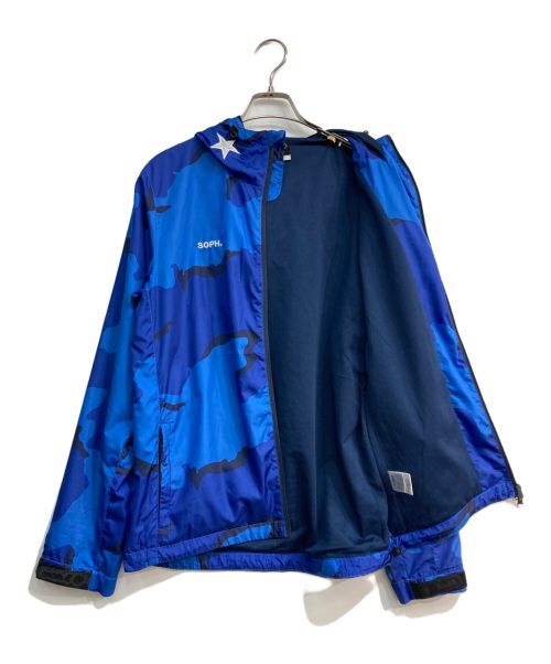 F.C.R.B.（エフシーレアルブリストル）F.C.R.B. (エフシーアールビー) CAMOUFLAGE PRACTICE JACKET　FCRB-167013 ブルー サイズ:Lの古着・服飾アイテム