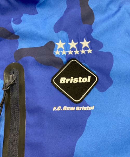 F.C.R.B.（エフシーレアルブリストル）F.C.R.B. (エフシーアールビー) CAMOUFLAGE PRACTICE JACKET　FCRB-167013 ブルー サイズ:Lの古着・服飾アイテム