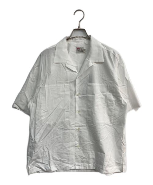 Traditional Weatherwear（トラディショナルウェザーウェア）Traditional Weatherwear (トラディショナルウェザーウェア) UNION SHORT SLEEVE SHIRT ホワイト サイズ:Mの古着・服飾アイテム
